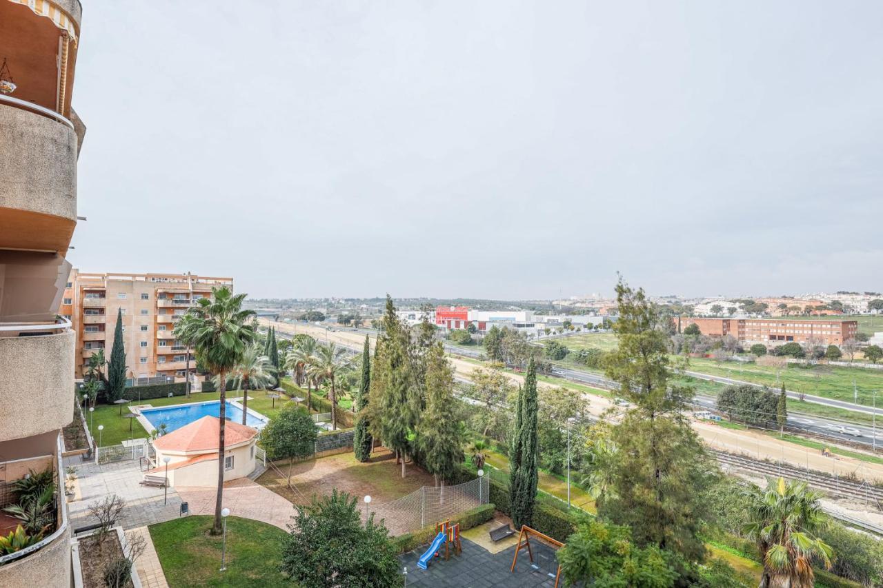 Sensacional Apt 2 Hab 2 baños 4 pax Aljarafe Metro San Juan de Aznalfarache Exterior foto